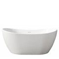 Modern Double Slipper Resin Tub