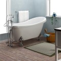 Foster with Drain and Deck Mounted Faucets Installed