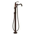 Traditional Style Floor Mount Tub Filler