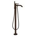 Modern Style, Floor Mount Tub Faucet, Hand Shower