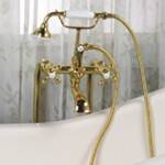 Floor Mount Tub Faucet with Risers