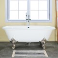 Double Roll Top Tub with Imperial Feet