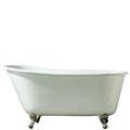 Raised Back Slipper Bath Tub