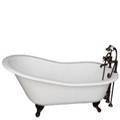 Deck Faucet with Hand Shower, Supplies, Slipper Tub
