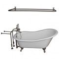 Freestanding Faucets, Hand Shower, D Shower Rod, Slipper Clawfoot