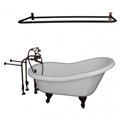 Freestanding Faucets, Hand Shower, Slipper Clawfoot, D Shower Rod