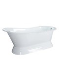 Slipper Bath with Pedestal Base