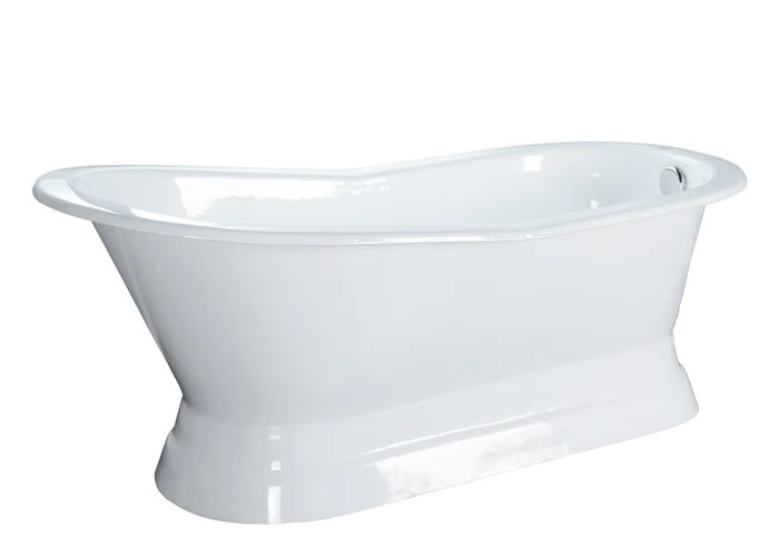 Slipper Bath with Pedestal Base