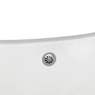 No Faucet Holes in Tub Rim