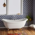 Vincent Modern Rectangle Bath to be Placed Against a Wall