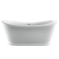 Double Slipper Freestanding Bath with Pedestal