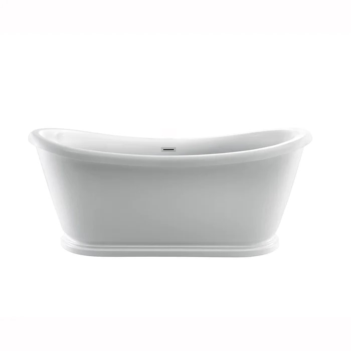 Double Slipper Freestanding Bath with Pedestal