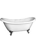 Double Slipper Tub with Tap Deck, Imperial Feet