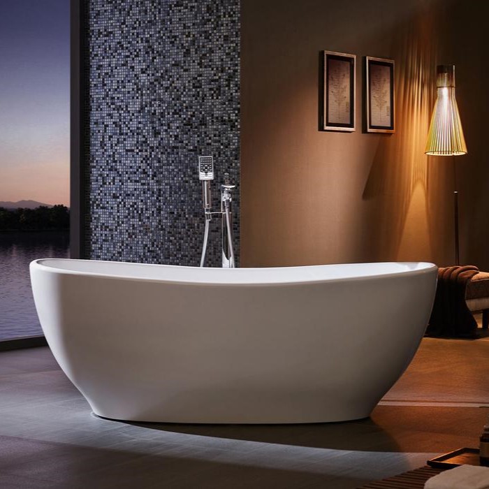 Double Slipper Bath with Recessed Base