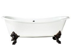 Oil Rubbed Bronze Regal Imperial Feet on Cast Iron Tub