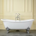 Nelson Double Slipper Shown with Freestanding Tub Faucet