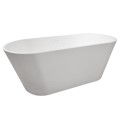 Contemporary Oval Bath with Angled Sides