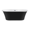 Nouri with White Glossy Interior, Matte Black on the Outside