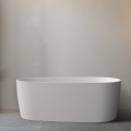 Oval Freestanding Tub with Slightly Curving Sides
