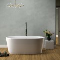 Oval Freestanding Tub with Angled Sides