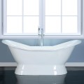 Double Slipper with Pedestal Base, Freestanding Tub Faucet
