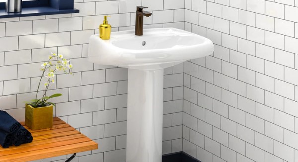 Compact Small Pedestal Sink