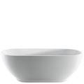 Oval Freestanding Tub, Center Drain, Pedestal Base