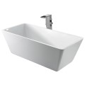 Siren with Freestanding Tub Filler, Showing Angled Sides