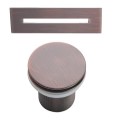 Oil Rubbed Bronze Slotted Overflow