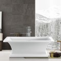 Modern Rectangle Bath with Pedestal Base