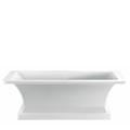 Rectangle Tub with Pedestal Base