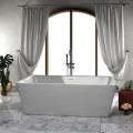 Modern Freestanding Bath Shown with a Freestanding Tub Filler