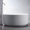 Round Bath, Thin Flat Rim, Recessed Base