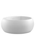Round Floor Standing Bathtub with Curving Sides