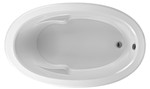 Oval Tub with Armrests and End Drain