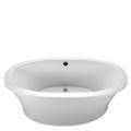 Oval Freestanding Bath Tub with Center Drain