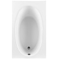 Rectangle Bath, Oval Interior, End Drain