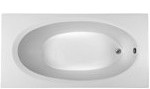 Rectangle Tub with Oval Bathing Well