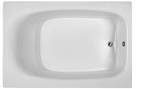 Rectangle Tub with End Drain