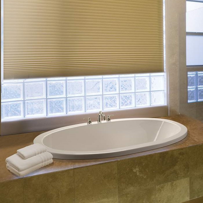 Oval Center Drain Bath with 2 Backrests