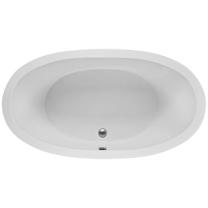 Adena 3 Oval, Center Drain Tub with 2 Backrests