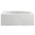 Rectangle Bath with Oval Bathing Area