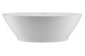 Oval Bath with Slightly Curving Sides, Recessed Base