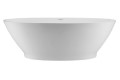 Oval Bath with Slightly Curving Sides, Recessed Base