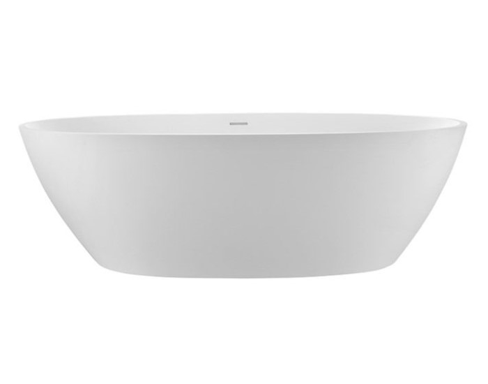 Oval Bath with Slightly Curving Sides