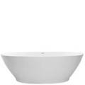 Oval, Vessel Style Bath, Pedestal, Solid Surface