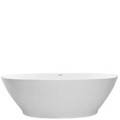 Oval, Vessel Style Bath, Pedestal, Solid Surface