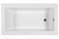 Modern, Short, Rectangle Tub with End Drain