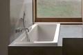 Andrea 4 Bathtub Installed as a Drop-in with Wall Tub Faucet