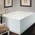 Rectangle Tub with 2 Sided Skirt
